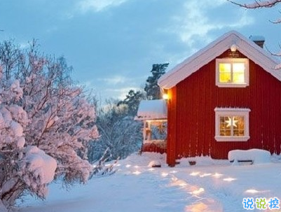 冬天下雪天文案唯美带图片 抖音最火下雪天说说11