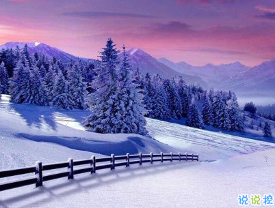 冬天下雪天文案唯美带图片 抖音最火下雪天说说10