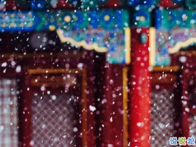 冬天下雪天文案唯美带图片 抖音最火下雪天说说6