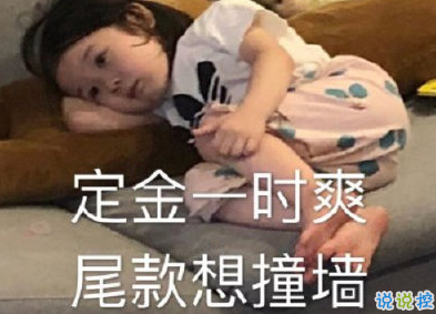 双十一送给尾款人有趣说说  早安加油尾款人1