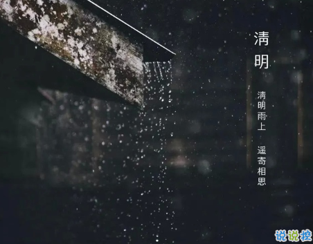 清明节微信创意文案简洁 2021清明节发朋友圈的说说1