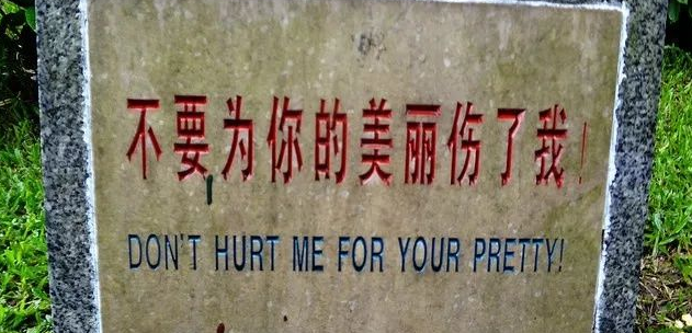 超搞笑的英语翻译/中式翻译说说带图片5