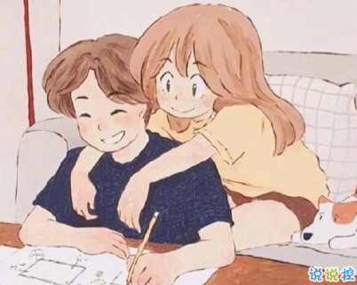 抖音情侣说说简短幸福 只想参与你的余生2